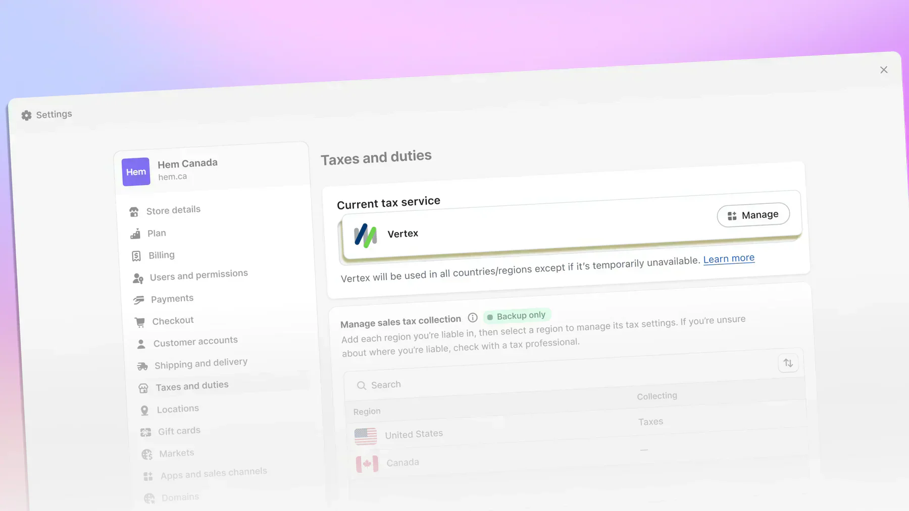 Shopify Steuerplattform: Automatisierte Steuern für Enterprise