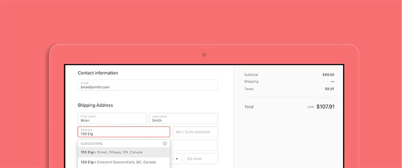 Einführung von Google Autocomplete für Shopify: Weniger Aufwand beim Checkout für mehr Umsatz