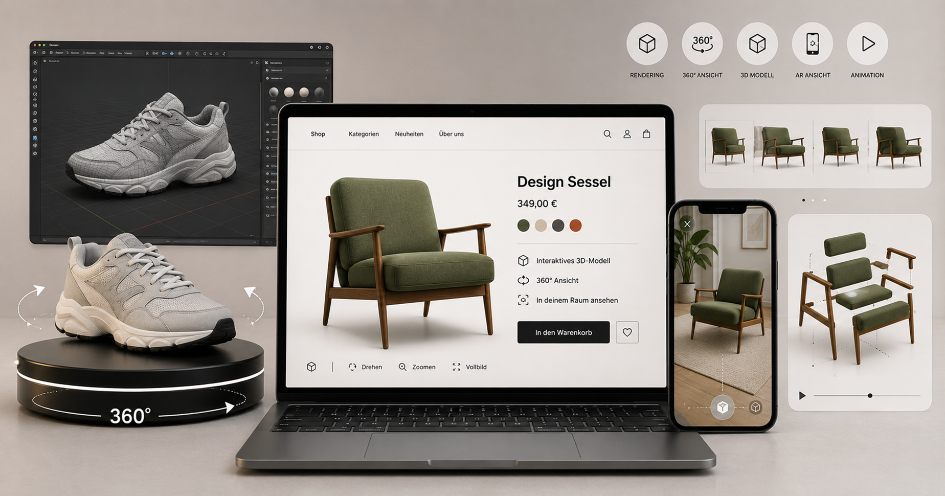 3D Produktfotografie: Vorteile und Tipps für Shops