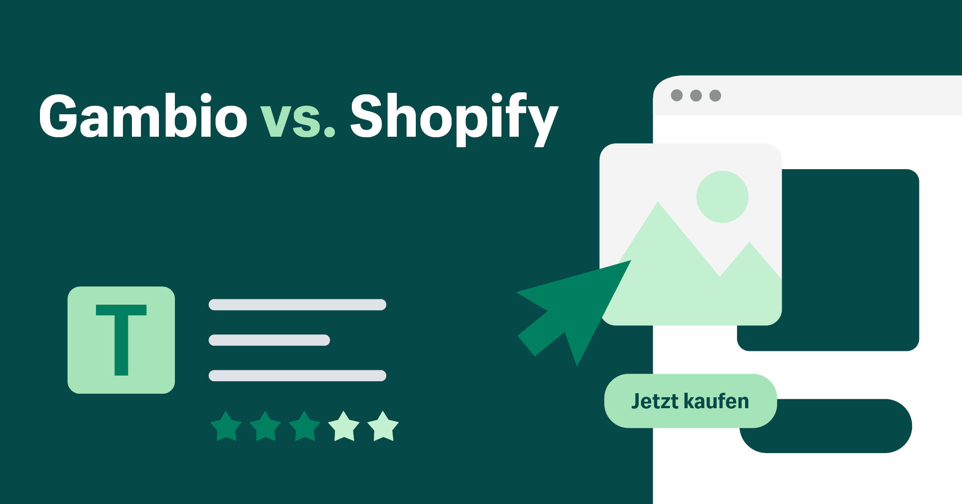Shopify vs. Gambio: Der Shopsysteme-Vergleich für Online-Händler