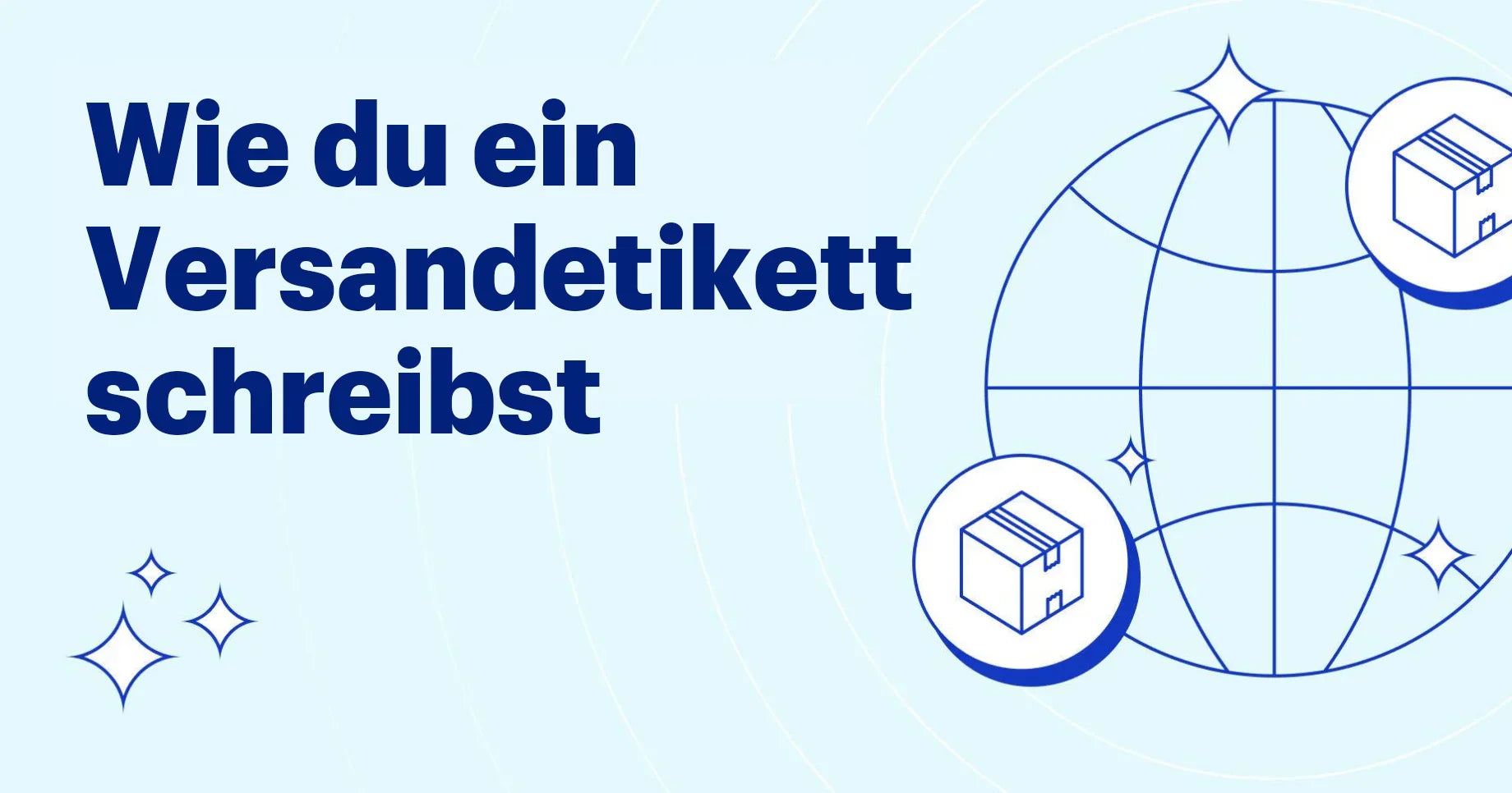 Wie du ein Versandetikett schreibst