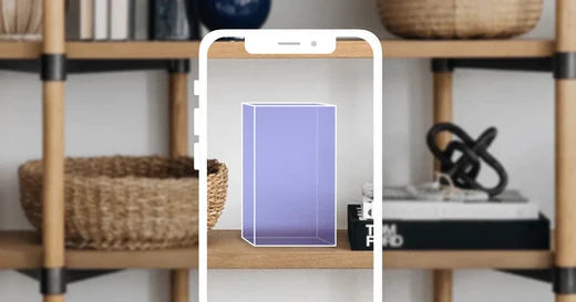 Dimensionen visualisieren: Size.link hilft Kund:innen, die Größe deiner Produkte in ihrem eigenen Raum anzuzeigen