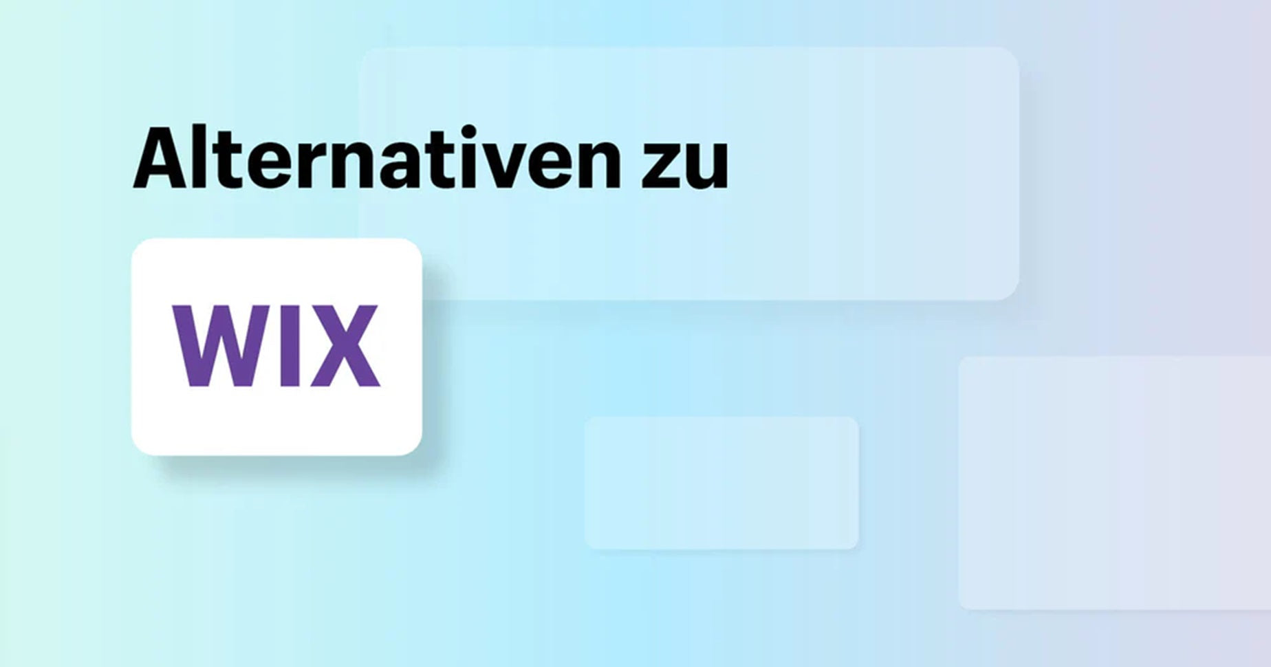 Wix Alternativen: 9 Optionen im Vergleich